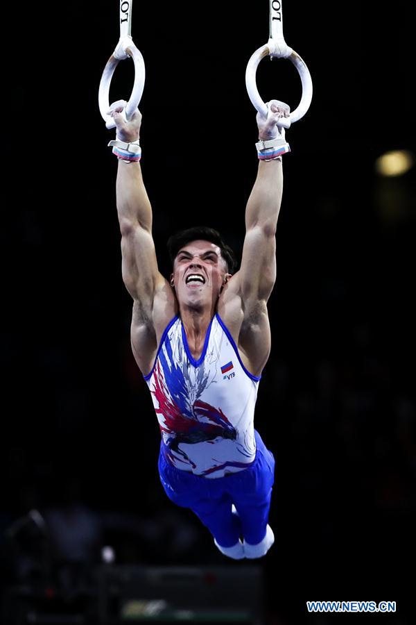 (SP)GERMANY-STUTTGART-FIG-ARTISTIC GYMNASTICS WORLD CHAMPIONSHIPS-MEN'S TEAM FINAL