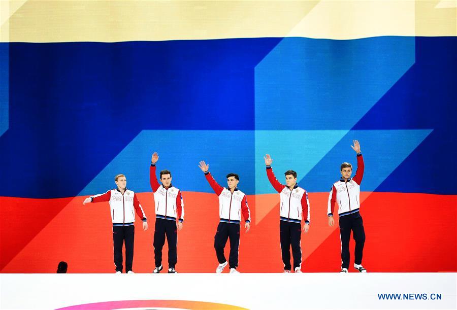 (SP)GERMANY-STUTTGART-FIG-ARTISTIC GYMNASTICS WORLD CHAMPIONSHIPS-MEN'S TEAM FINAL