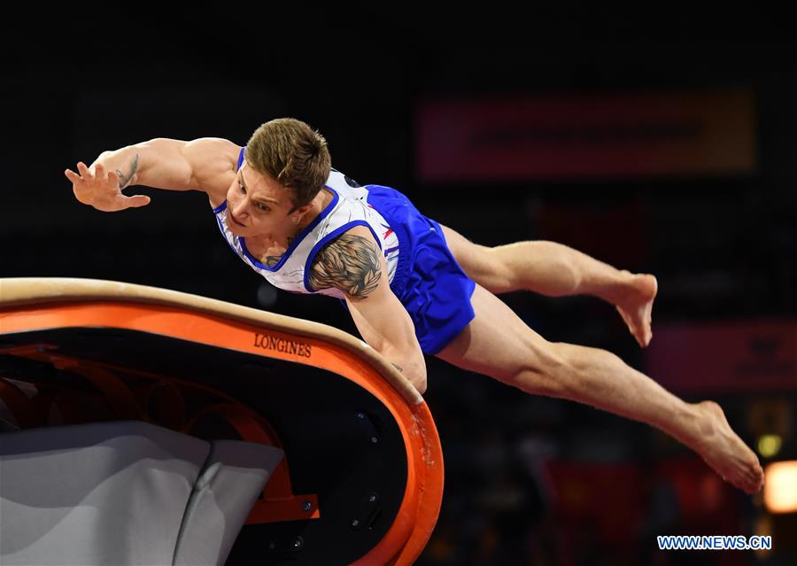 (SP)GERMANY-STUTTGART-FIG-ARTISTIC GYMNASTICS WORLD CHAMPIONSHIPS-MEN'S TEAM FINAL