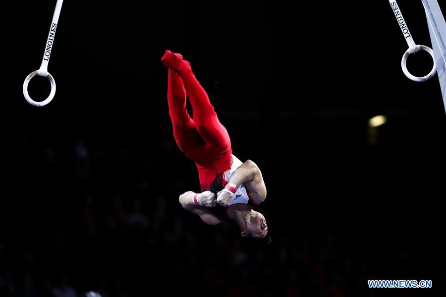 (SP)GERMANY-STUTTGART-FIG-ARTISTIC GYMNASTICS WORLD CHAMPIONSHIPS-MEN'S TEAM FINAL