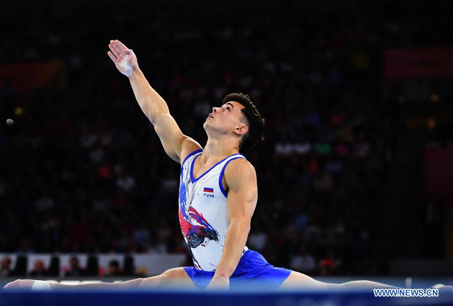 (SP)GERMANY-STUTTGART-FIG-ARTISTIC GYMNASTICS WORLD CHAMPIONSHIPS-MEN'S TEAM FINAL
