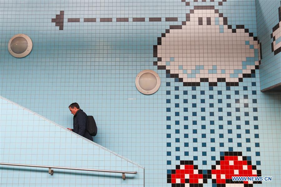 SWEDEN-STOCKHOLM-TRANSPORTATION-METRO-ART