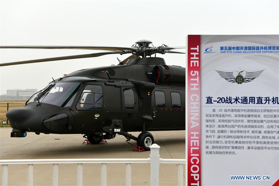 CHINA-TIANJIN-HELICOPTER EXPO-Z-20-DEMO FLIGHT (CN)