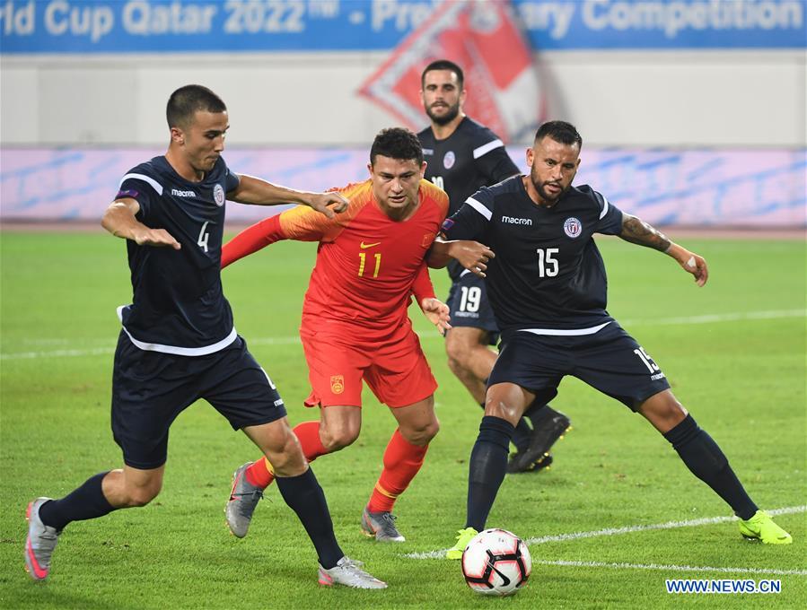 (SP)CHINA-GUANGZHOU-SOCCER-2022 FIFA WORLD CUP QUALIFIER-GROUP A-CHN VS GUM(CN)