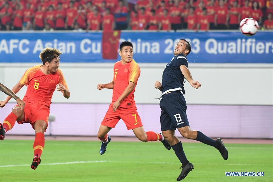 (SP)CHINA-GUANGZHOU-SOCCER-2022 FIFA WORLD CUP QUALIFIER-GROUP A-CHN VS GUM(CN)