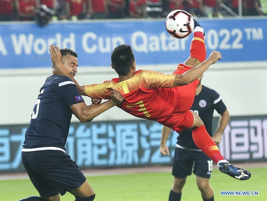 (SP)CHINA-GUANGZHOU-SOCCER-2022 FIFA WORLD CUP QUALIFIER-GROUP A-CHN VS GUM(CN)