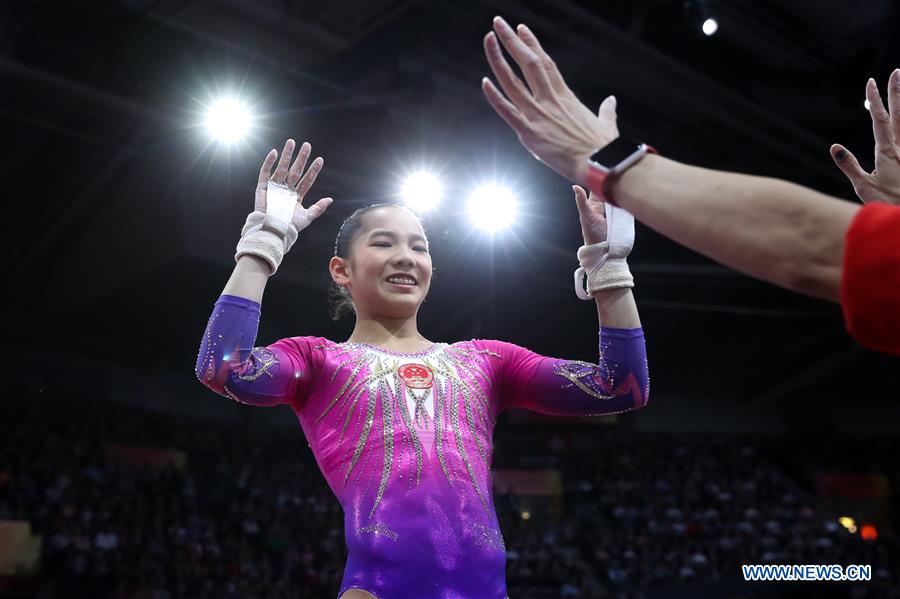 (SP)GERMANY-STUTTGART-FIG-ARTISTIC GYMNASTICS WORLD CHAMPIONSHIPS-WOMEN'S ALL-AROUND FINAL