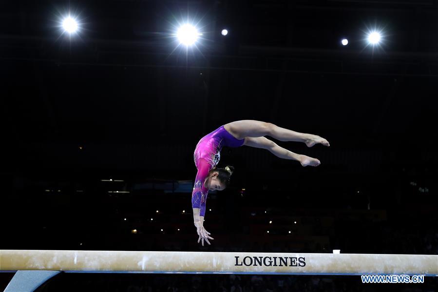 (SP)GERMANY-STUTTGART-FIG-ARTISTIC GYMNASTICS WORLD CHAMPIONSHIPS-WOMEN'S ALL-AROUND FINAL