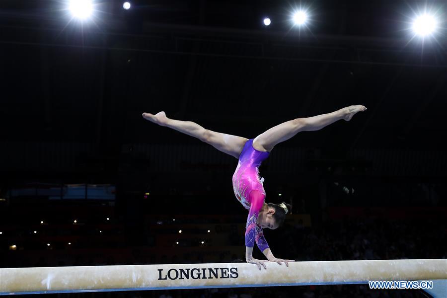 (SP)GERMANY-STUTTGART-FIG-ARTISTIC GYMNASTICS WORLD CHAMPIONSHIPS-WOMEN'S ALL-AROUND FINAL
