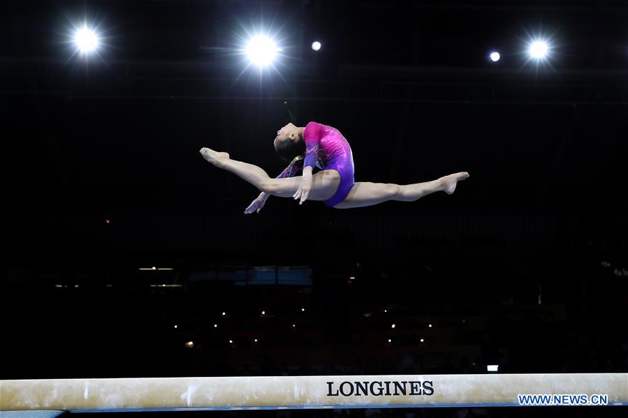 (SP)GERMANY-STUTTGART-FIG-ARTISTIC GYMNASTICS WORLD CHAMPIONSHIPS-WOMEN'S ALL-AROUND FINAL