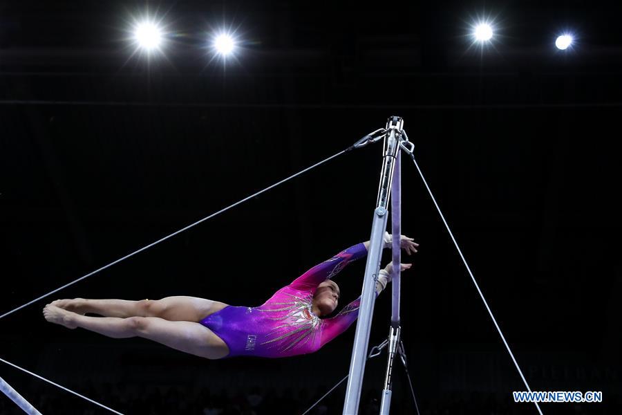 (SP)GERMANY-STUTTGART-FIG-ARTISTIC GYMNASTICS WORLD CHAMPIONSHIPS-WOMEN'S ALL-AROUND FINAL