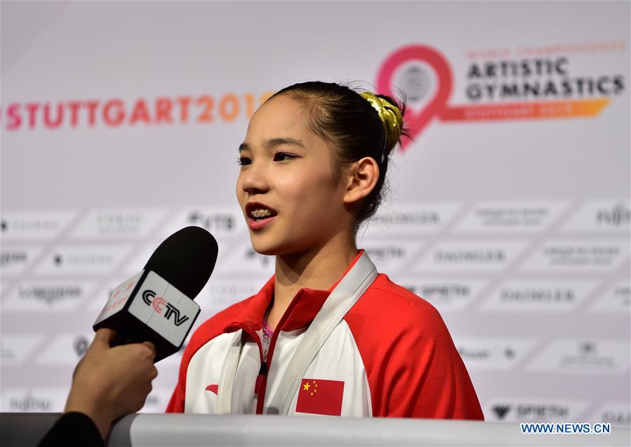 (SP)GERMANY-STUTTGART-FIG-ARTISTIC GYMNASTICS WORLD CHAMPIONSHIPS-WOMEN'S ALL-AROUND FINAL