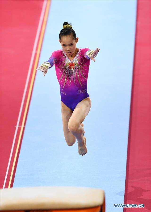 (SP)GERMANY-STUTTGART-FIG-ARTISTIC GYMNASTICS WORLD CHAMPIONSHIPS-WOMEN'S ALL-AROUND FINAL
