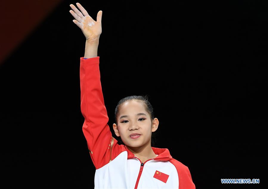 (SP)GERMANY-STUTTGART-FIG-ARTISTIC GYMNASTICS WORLD CHAMPIONSHIPS-WOMEN'S ALL-AROUND FINAL