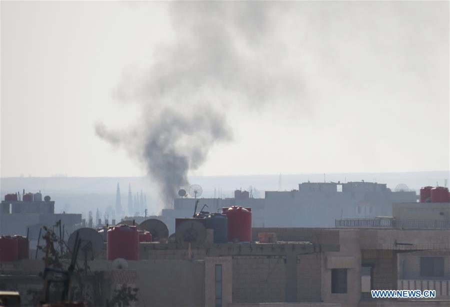 SYRIA-QAMISHLI-TURKEY-SHELLING