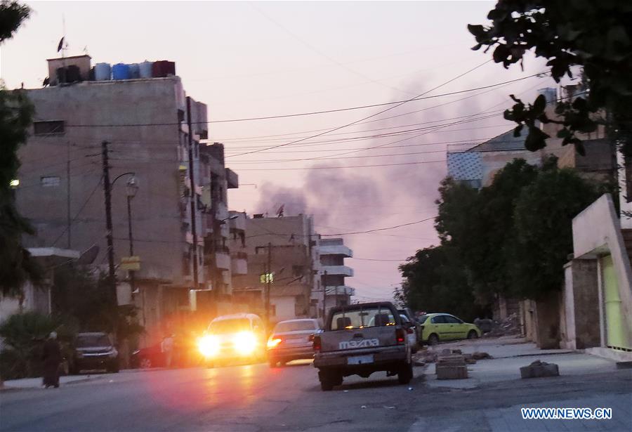 SYRIA-QAMISHLI-TURKISH SHELLING