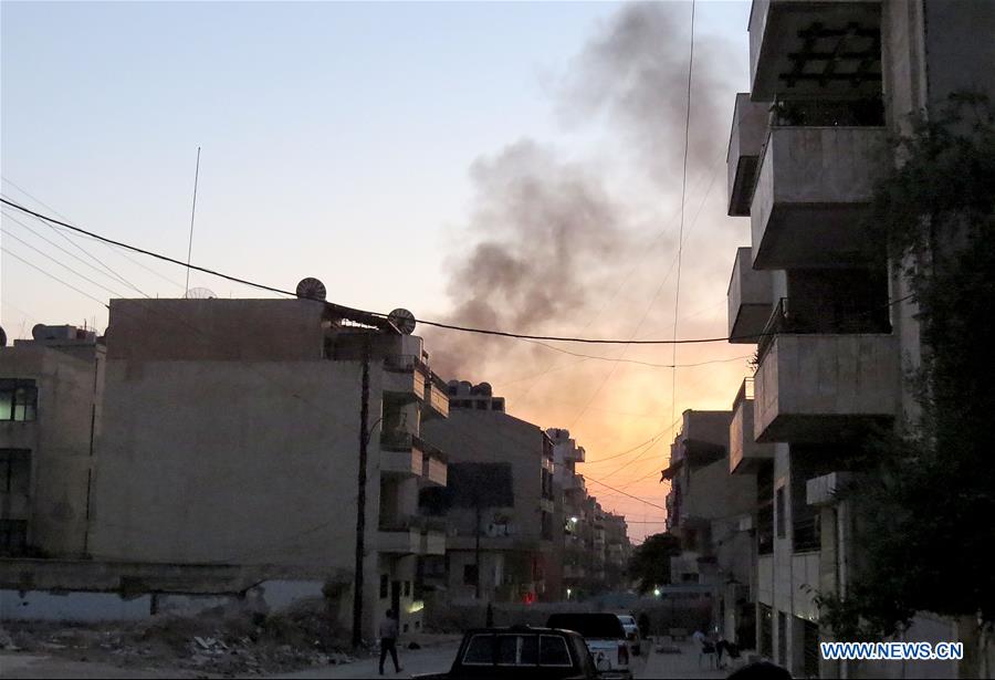SYRIA-QAMISHLI-TURKISH SHELLING