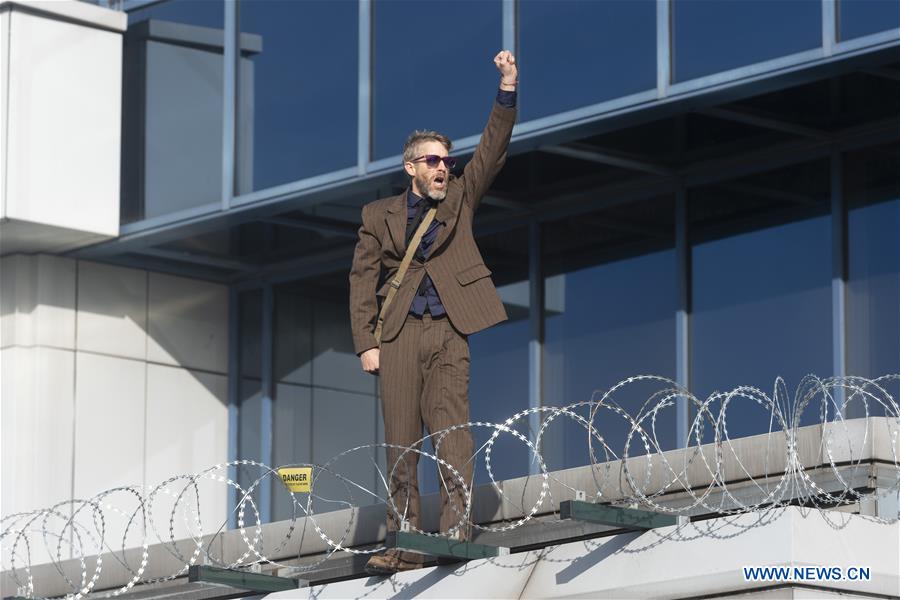 BRITAIN-LONDON-EXTINCTION REBELLION-PROTEST-CITY AIRPORT