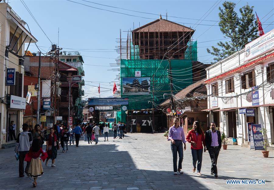 NEPAL-KATHMANDU-CHINA-RESTORATION