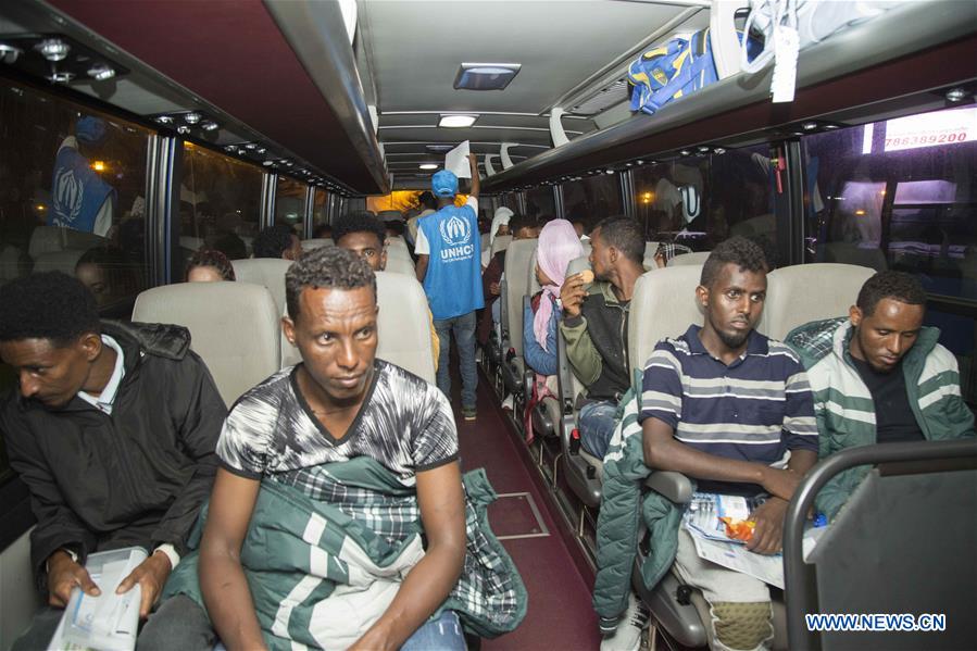 RWANDA-KIGALI-LIBYAN REFUGEES-ARRIVAL