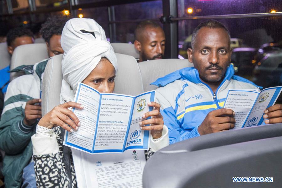 RWANDA-KIGALI-LIBYAN REFUGEES-ARRIVAL