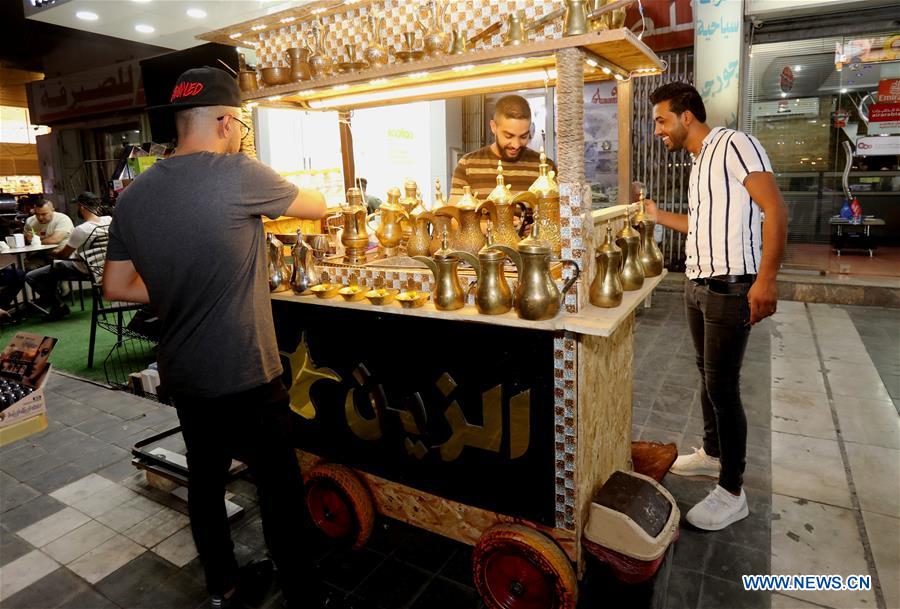 In pics coffee shops in Baghdad, Iraq Xinhua English.news.cn