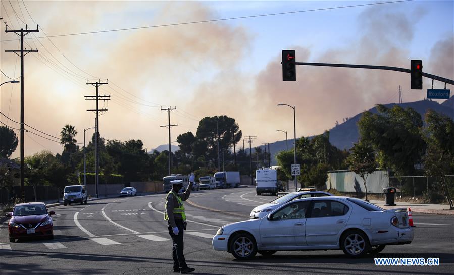 U.S.-LOS ANGELES-SADDLERIDGE FIRE