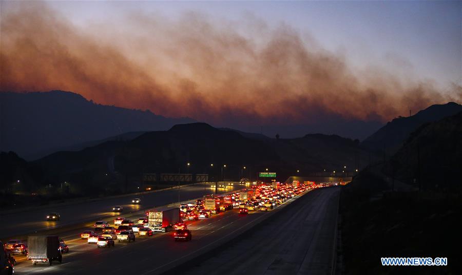 U.S.-LOS ANGELES-WILDFIRE