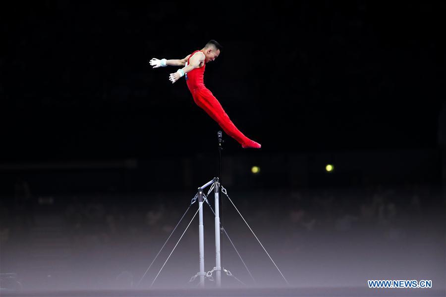 (SP) GERMANY-STUTTGART-FIG-ARTISTIC GYMNASTICS WORLD CHAMPIONSHIPS-MEN'S ALL-AROUND FINAL