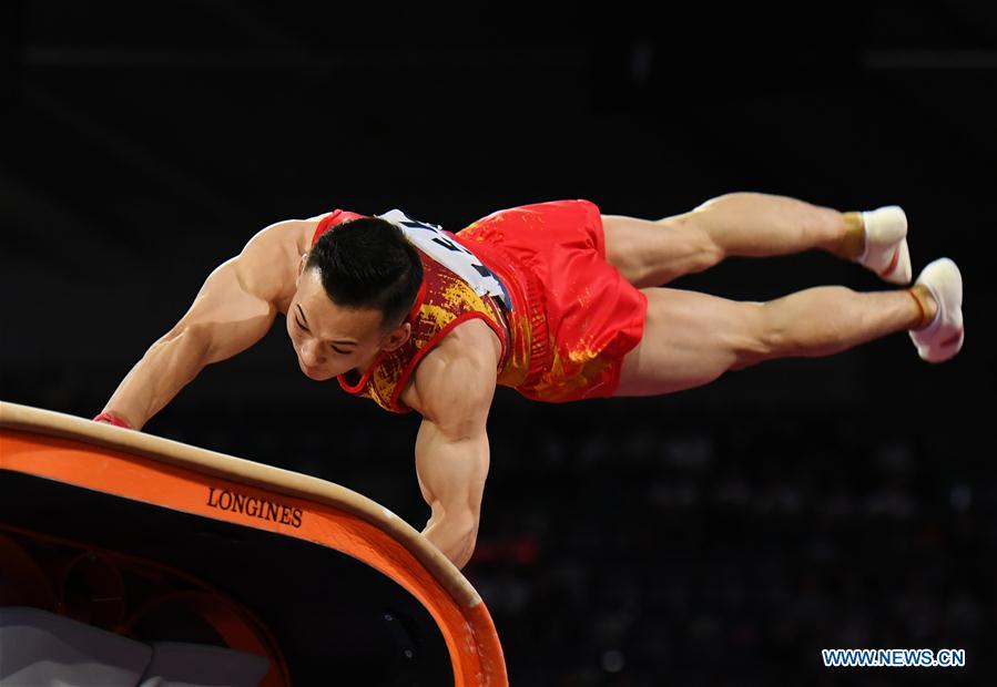 (SP) GERMANY-STUTTGART-FIG-ARTISTIC GYMNASTICS WORLD CHAMPIONSHIPS-MEN'S ALL-AROUND FINAL