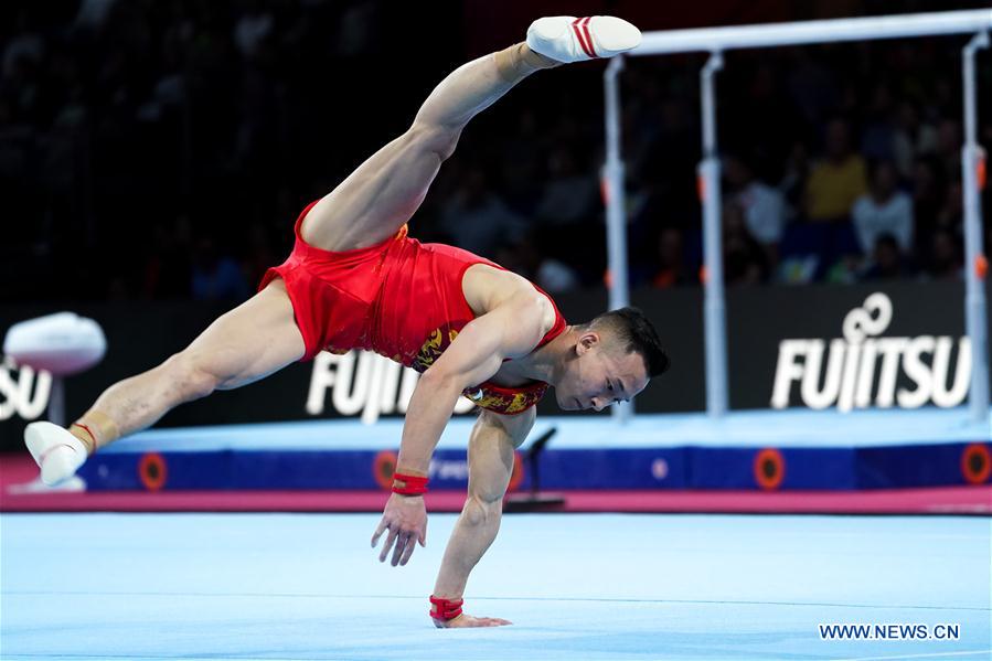 (SP) GERMANY-STUTTGART-FIG-ARTISTIC GYMNASTICS WORLD CHAMPIONSHIPS-MEN'S ALL-AROUND FINAL