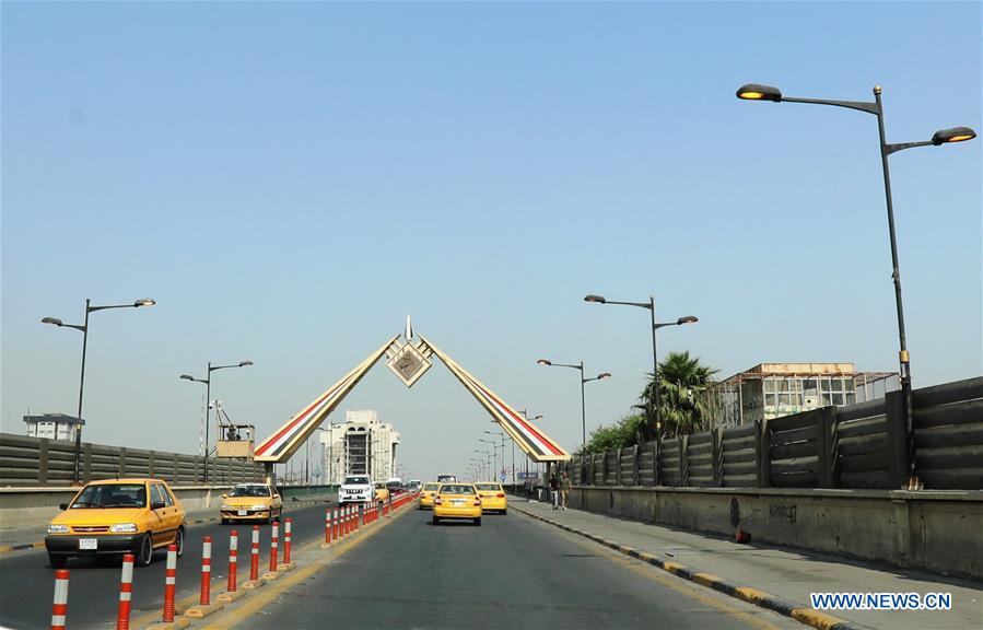 IRAQ-BAGHDAD-BRIDGE-SQUARE-REOPENING