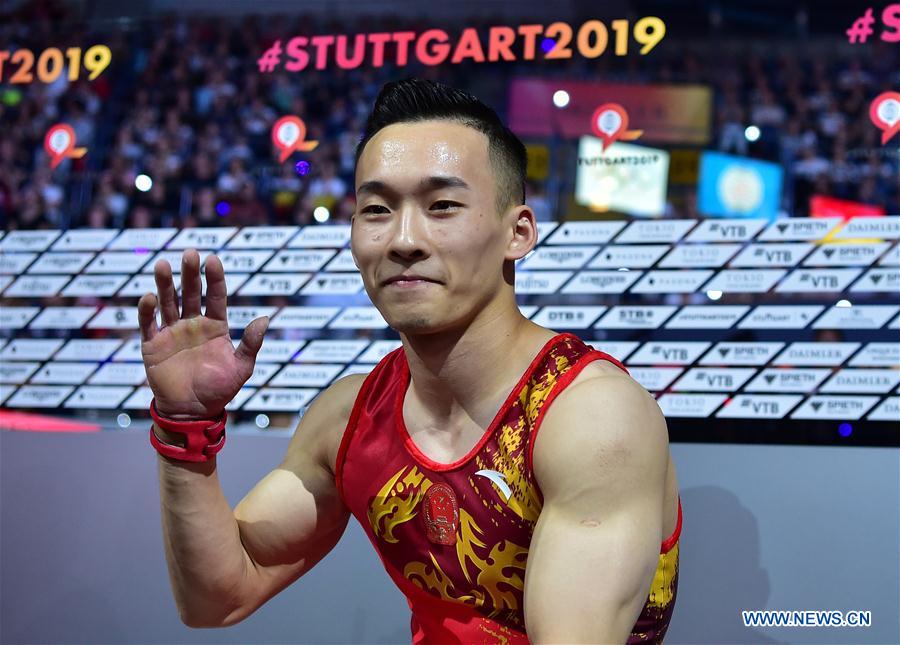 (SP)GERMANY-STUTTGART-FIG-ARTISTIC GYMNASTICS WORLD CHAMPIONSHIPS-INDIVIDUAL APPARATUS FINALS