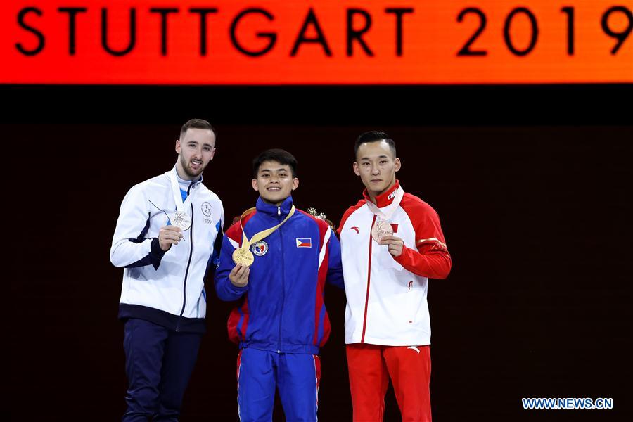 (SP)GERMANY-STUTTGART-FIG-ARTISTIC GYMNASTICS WORLD CHAMPIONSHIPS-INDIVIDUAL APPARATUS FINALS