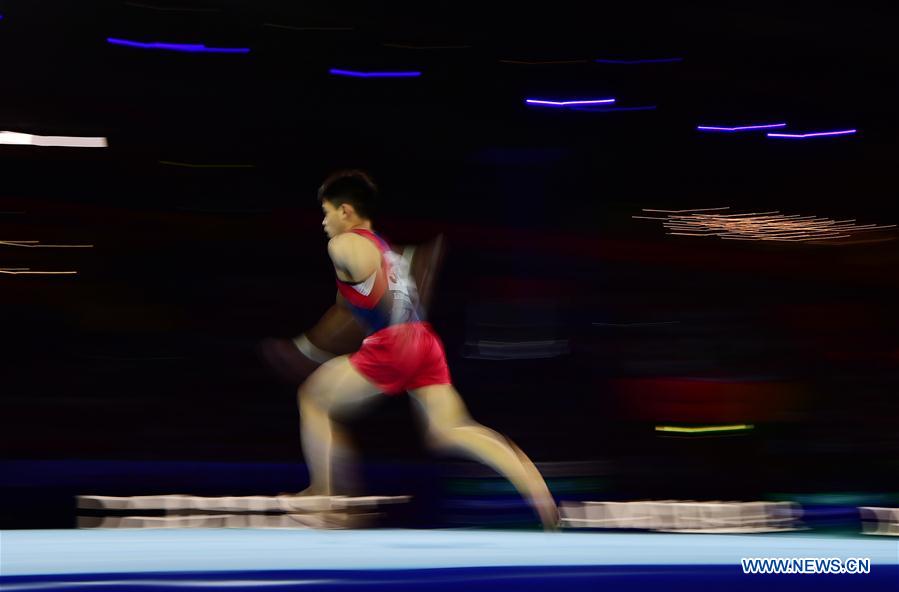 (SP)GERMANY-STUTTGART-FIG-ARTISTIC GYMNASTICS WORLD CHAMPIONSHIPS-INDIVIDUAL APPARATUS FINALS