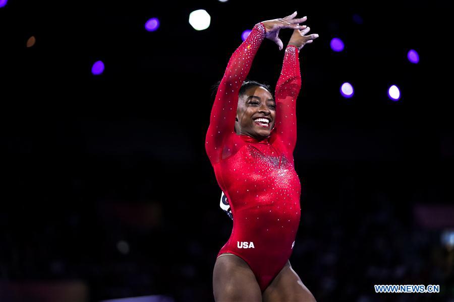 (SP)GERMANY-STUTTGART-FIG-ARTISTIC GYMNASTICS WORLD CHAMPIONSHIPS-INDIVIDUAL APPARATUS FINALS