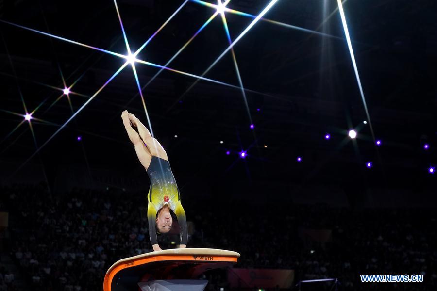 (SP)GERMANY-STUTTGART-FIG-ARTISTIC GYMNASTICS WORLD CHAMPIONSHIPS-INDIVIDUAL APPARATUS FINALS
