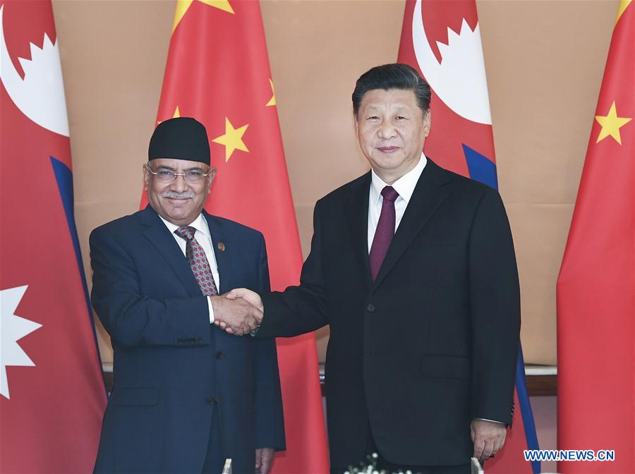 NEPAL-KATHMANDU-CHINA-XI JINPING-NCP-MEETING