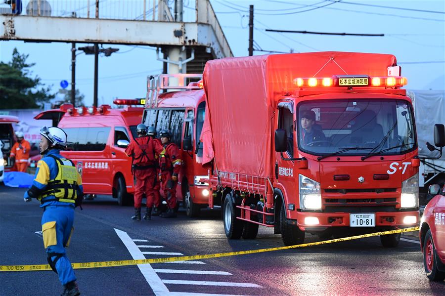 JAPAN-NAGANO-TYPHOON-HAGIBIS