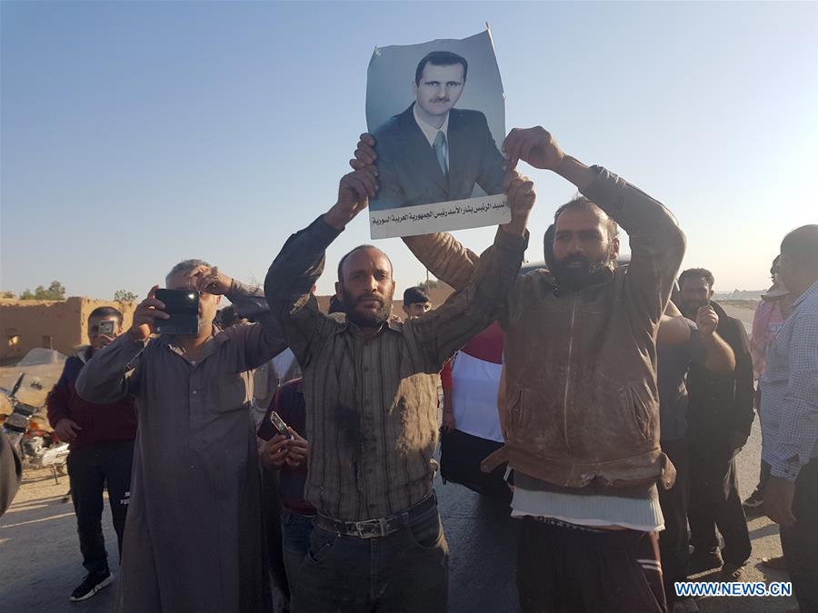 SYRIA-HASAKAH-TALL TAMR-ARMY-ENTRY