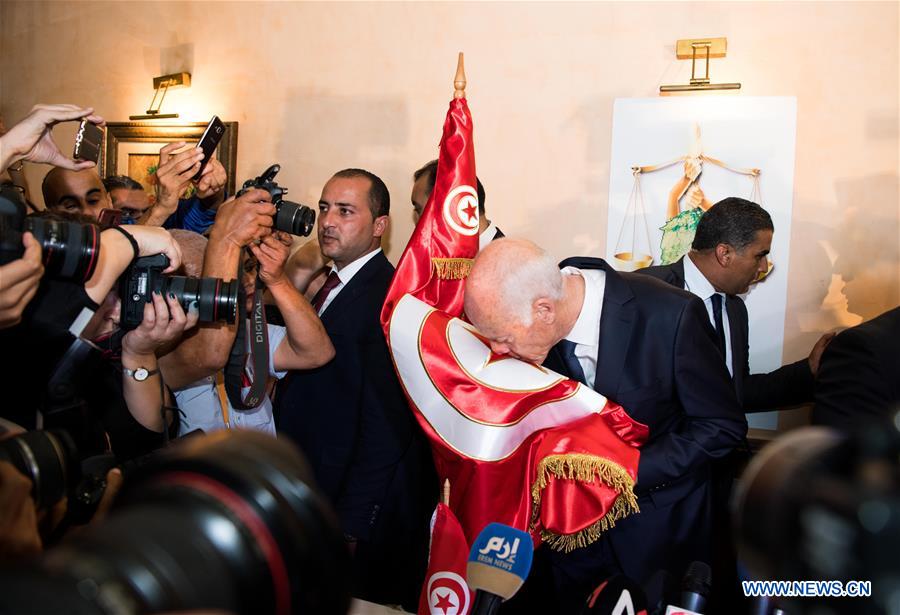 TUNISIA-TUNIS-PRESIDENTIAL ELECTION-KAIS SAIED