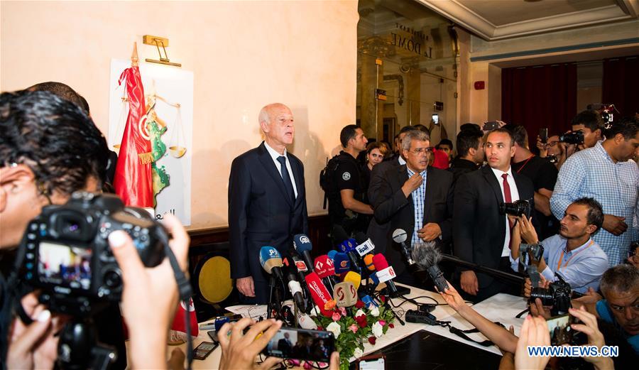 TUNISIA-TUNIS-PRESIDENTIAL ELECTION-KAIS SAIED