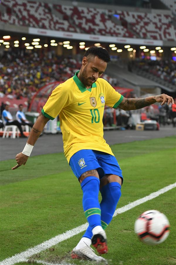 (SP)SINGAPORE-SOCCER-FRANDLY MATCH-BRAZIL VS NIGERIA