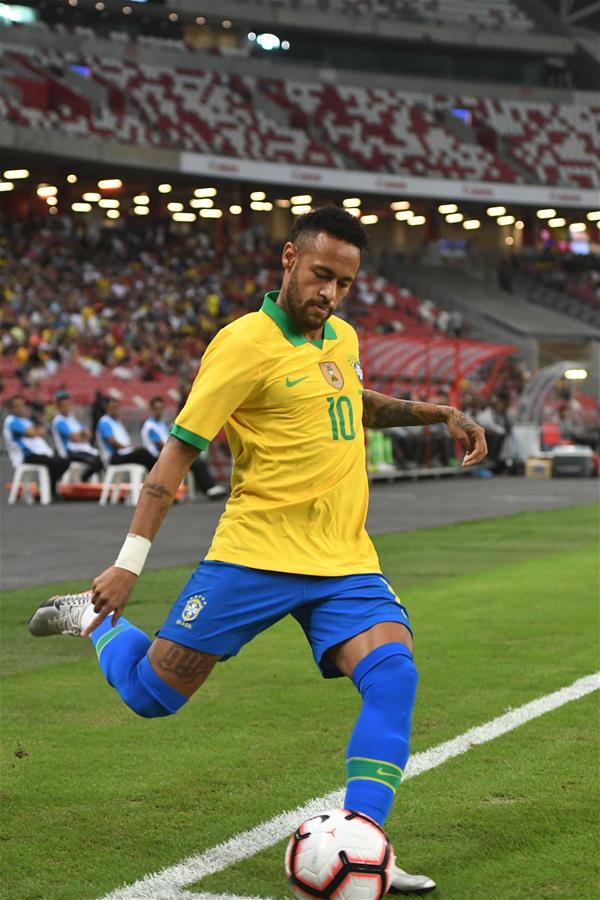 (SP)SINGAPORE-SOCCER-FRANDLY MATCH-BRAZIL VS NIGERIA