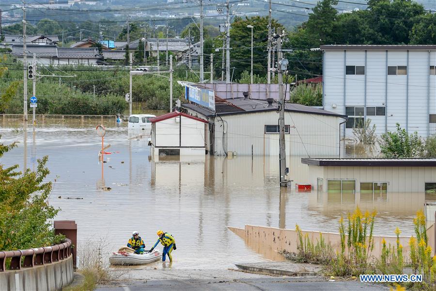 JAPAN-TYPHOON HAGIBIS-FLOOD
