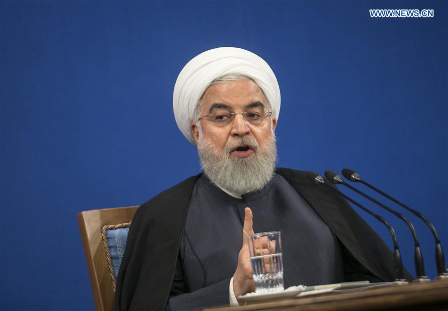 IRAN-TEHRAN-ROUHANI-PRESS CONFERENCE