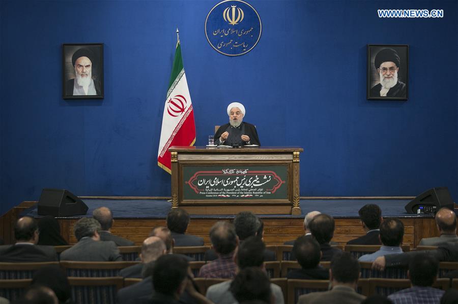 IRAN-TEHRAN-ROUHANI-PRESS CONFERENCE