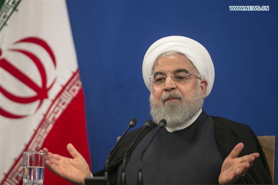 IRAN-TEHRAN-ROUHANI-PRESS CONFERENCE