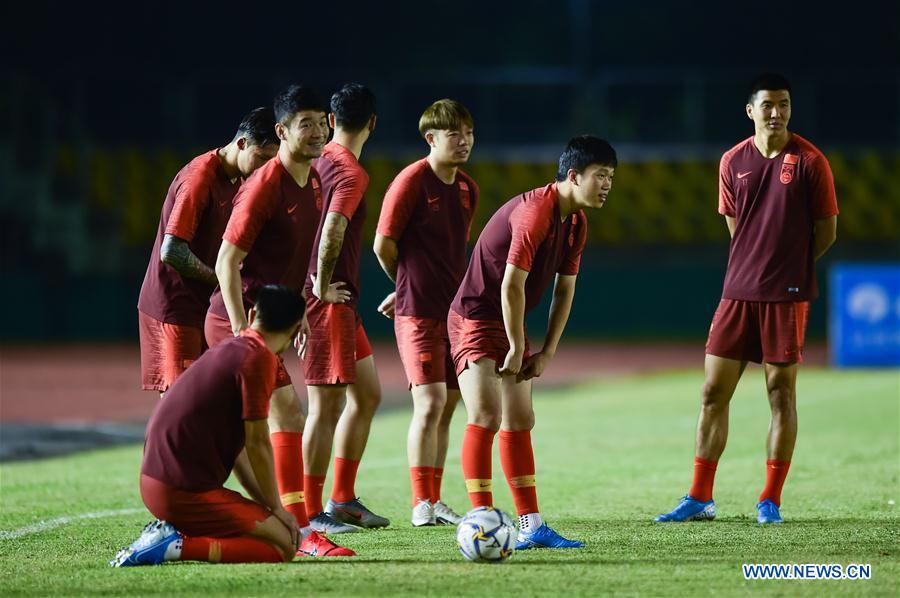 (SP)PHILIPPINES-BACOLOD-SOCCER-WORLD CUP QUALIFICATION-TRAINING SESSION