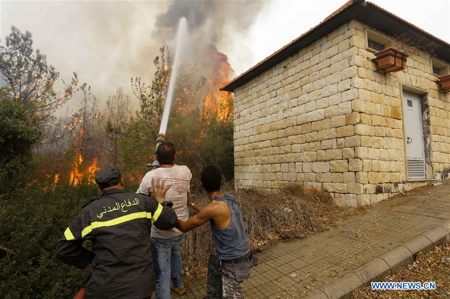 LEBANON-CHOUF-FIRE